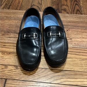 Peter Millar Black Loafers Sleek Slip-Ons